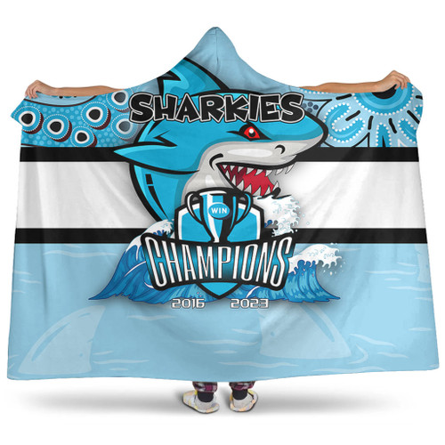 Cronulla-Sutherland Sharks Hooded Blanket Talent Win Games But Teamwork And Intelligence Win Championships With Aboriginal Style Cronulla-Sutherland Sharks Hooded Blanket Talent Win Games But Teamwork And Intelligence Win Championships With Aboriginal Style