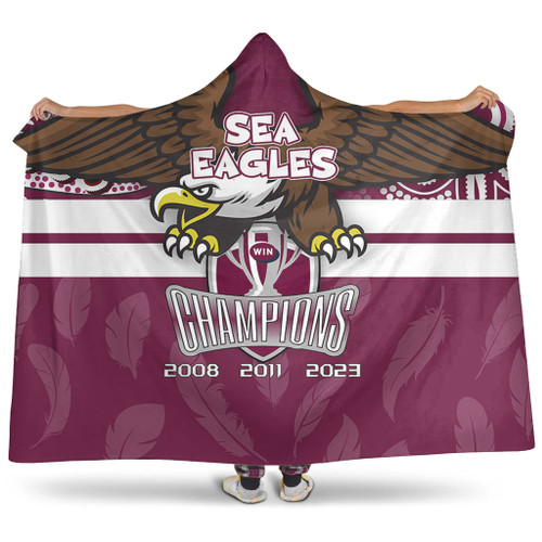 Manly Warringah Sea Eagles Hooded Blanket Talent Win Games But Teamwork And Intelligence Win Championships With Aboriginal Style Manly Warringah Sea Eagles Hooded Blanket Talent Win Games But Teamwork And Intelligence Win Championships With Aboriginal Style