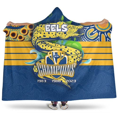 Parramatta Eels Hooded Blanket Talent Win Games But Teamwork And Intelligence Win Championships With Aboriginal Style Parramatta Eels Hooded Blanket Talent Win Games But Teamwork And Intelligence Win Championships With Aboriginal Style