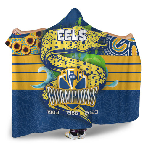 Parramatta Eels Hooded Blanket Talent Win Games But Teamwork And Intelligence Win Championships With Aboriginal Style Parramatta Eels Hooded Blanket Talent Win Games But Teamwork And Intelligence Win Championships With Aboriginal Style