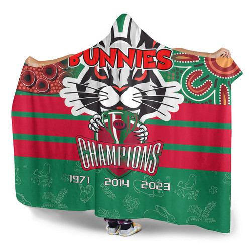 South Sydney Rabbitohs Hooded Blanket Talent Win Games But Teamwork And Intelligence Win Championships With Aboriginal Style