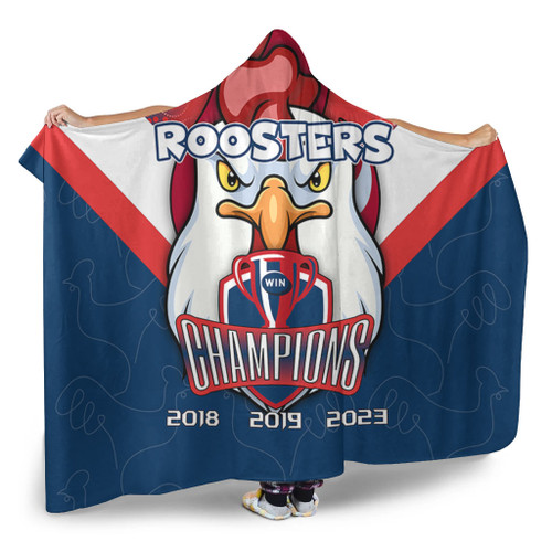 Sydney Roosters Hooded Blanket Talent Win Games But Teamwork And Intelligence Win Championships With Aboriginal Style Sydney Roosters Hooded Blanket Talent Win Games But Teamwork And Intelligence Win Championships With Aboriginal Style