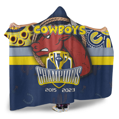 North Queensland Cowboys Hooded Blanket Talent Win Games But Teamwork And Intelligence Win Championships With Aboriginal Style North Queensland Cowboys Hooded Blanket Talent Win Games But Teamwork And Intelligence Win Championships With Aboriginal Style
