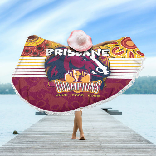 Brisbane Broncos Beach Blanket Talent Win Games But Teamwork And Intelligence Win Championships With Aboriginal Style Brisbane Broncos Beach Blanket Talent Win Games But Teamwork And Intelligence Win Championships With Aboriginal Style
