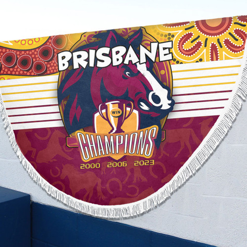 Brisbane Broncos Beach Blanket Talent Win Games But Teamwork And Intelligence Win Championships With Aboriginal Style Brisbane Broncos Beach Blanket Talent Win Games But Teamwork And Intelligence Win Championships With Aboriginal Style