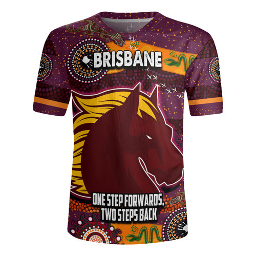 Broncos Rugby Jersey - One Step Forwards, Two Steps Back With Aboriginal Style