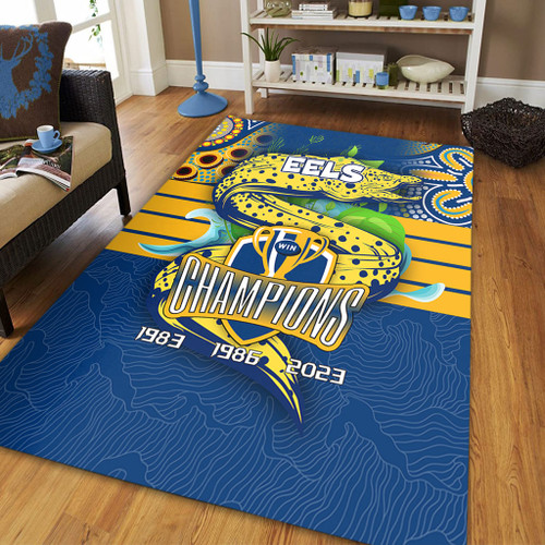 Parramatta Eels Area Rug Talent Win Games But Teamwork And Intelligence Win Championships With Aboriginal Style Parramatta Eels Area Rug Talent Win Games But Teamwork And Intelligence Win Championships With Aboriginal Style