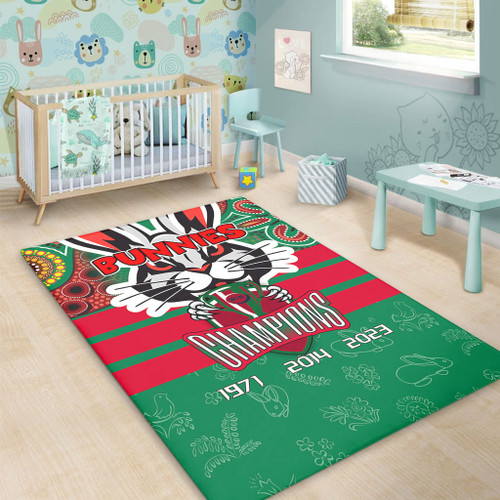South Sydney Rabbitohs Area Rug Talent Win Games But Teamwork And Intelligence Win Championships With Aboriginal Style South Sydney Rabbitohs Area Rug Talent Win Games But Teamwork And Intelligence Win Championships With Aboriginal Style