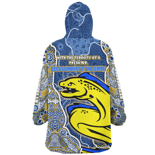 Parramatta Eels Grand Final Custom Snug Hoodie - Custom Parramatta Eels With Contemporary Style Of Aboriginal Painting Snug Hoodie Parramatta Eels Grand Final Custom Snug Hoodie - Custom Parramatta Eels With Contemporary Style Of Aboriginal Painting Snug Hoodie