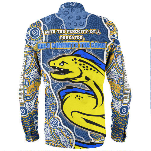 Parramatta Eels Grand Final Custom Long Sleeve Shirts - Custom Parramatta Eels With Contemporary Style Of Aboriginal Painting Long Sleeve Shirts Parramatta Eels Grand Final Custom Long Sleeve Shirts - Custom Parramatta Eels With Contemporary Style Of Aboriginal Painting Long Sleeve Shirts