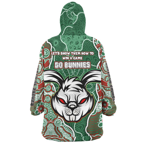 South Sydney Rabbitohs Grand Final Custom Snug Hoodie - Custom Rabbitohs With Contemporary Style Of Aboriginal Painting Snug Hoodie South Sydney Rabbitohs Grand Final Custom Snug Hoodie - Custom Rabbitohs With Contemporary Style Of Aboriginal Painting Snug Hoodie