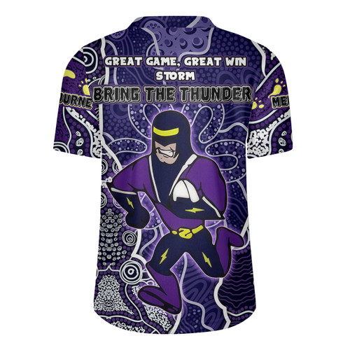 Melbourne Storm Grand Final Custom Rugby Jersey - Custom Melbourne Storm With Contemporary Style Of Aboriginal Painting Rugby Jersey Melbourne Storm Grand Final Custom Rugby Jersey - Custom Melbourne Storm With Contemporary Style Of Aboriginal Painting Rugby Jersey