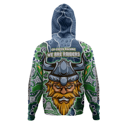 Canberra Raiders Grand Final Custom Hoodie - Custom Raiders Contemporary Style Of Aboriginal Painting Hoodie Canberra Raiders Grand Final Custom Hoodie - Custom Raiders Contemporary Style Of Aboriginal Painting Hoodie