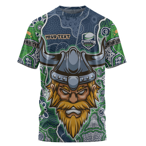 Canberra Raiders Grand Final Custom T-shirt - Custom Raiders Contemporary Style Of Aboriginal Painting T-shirt Canberra Raiders Grand Final Custom T-shirt - Custom Raiders Contemporary Style Of Aboriginal Painting T-shirt