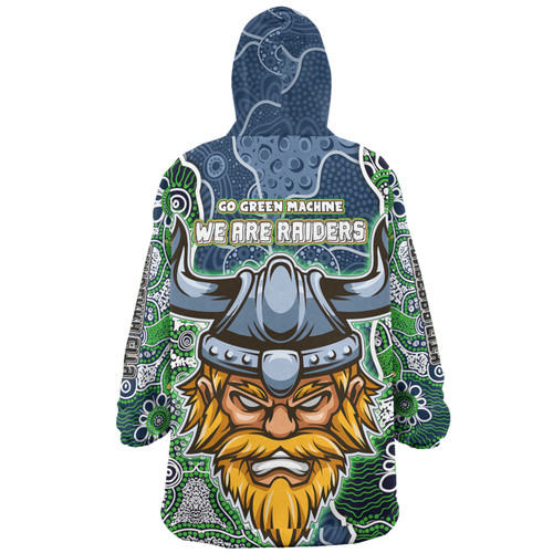 Canberra Raiders Grand Final Custom Snug Hoodie - Custom Raiders Contemporary Style Of Aboriginal Painting Snug Hoodie Canberra Raiders Grand Final Custom Snug Hoodie - Custom Raiders Contemporary Style Of Aboriginal Painting Snug Hoodie