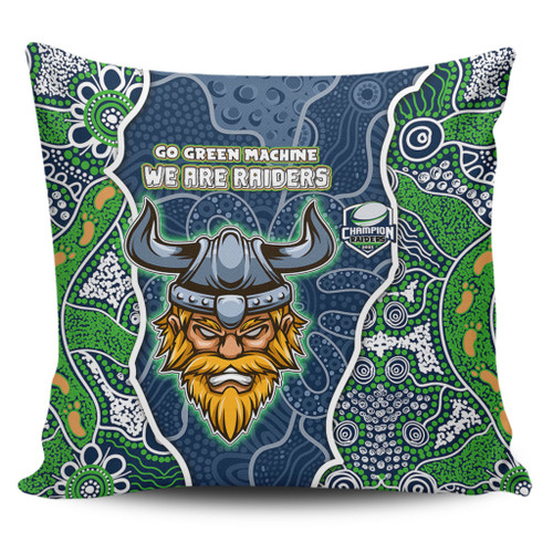 Canberra Raiders Grand Final Custom Pillow Covers - Custom Raiders Contemporary Style Of Aboriginal Painting Pillow Covers Canberra Raiders Grand Final Custom Pillow Covers - Custom Raiders Contemporary Style Of Aboriginal Painting Pillow Covers
