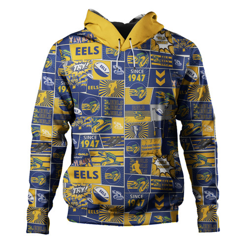 Parramatta Eels Sport Hoodie - Team Of Us Die Hard Fan Supporters Comic Style