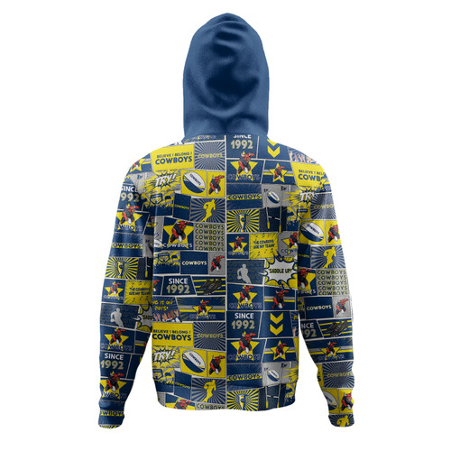 North Queensland Cowboys Hoodie - Team Of Us Die Hard Fan Supporters Comic Style North Queensland Cowboys Hoodie - Team Of Us Die Hard Fan Supporters Comic Style