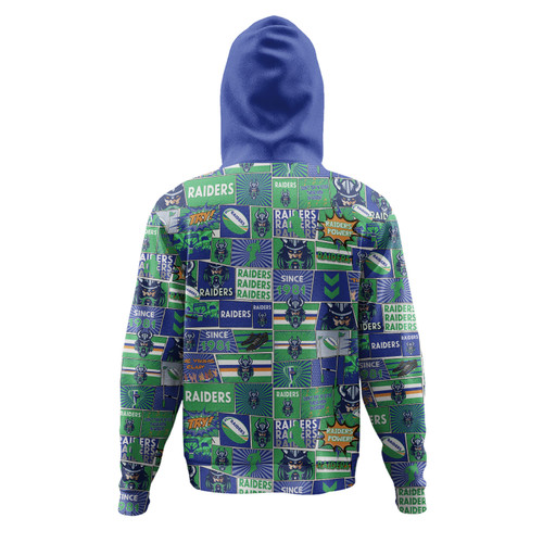 Canberra Raiders Hoodie - Team Of Us Die Hard Fan Supporters Comic Style Canberra Raiders Hoodie - Team Of Us Die Hard Fan Supporters Comic Style