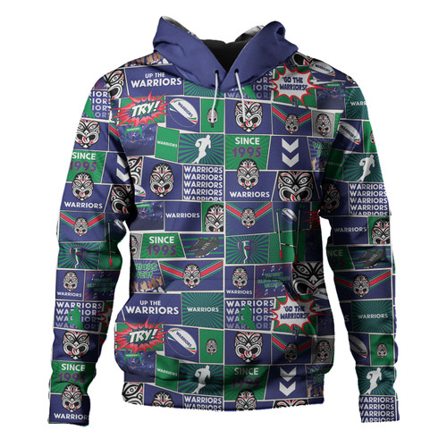 New Zealand Warriors Sport Hoodie - Team Of Us Die Hard Fan Supporters Comic Style