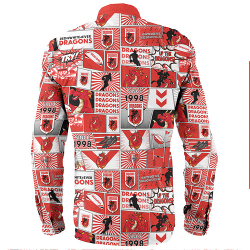 St. George Illawarra Dragons Long Sleeve Shirt - Team Of Us Die Hard Fan Supporters Comic Style St. George Illawarra Dragons Long Sleeve Shirt - Team Of Us Die Hard Fan Supporters Comic Style