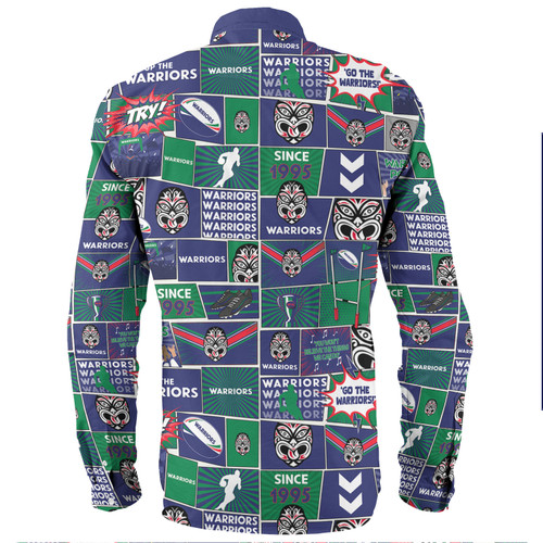 New Zealand Warriors Sport Long Sleeve Shirt - Team Of Us Die Hard Fan Supporters Comic Style New Zealand Warriors Sport Long Sleeve Shirt - Team Of Us Die Hard Fan Supporters Comic Style