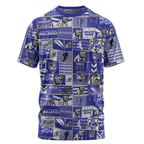 Canterbury-Bankstown Bulldogs T-Shirt - Team Of Us Die Hard Fan Supporters Comic Style