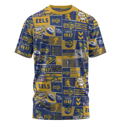 Parramatta Eels Sport T-Shirt - Team Of Us Die Hard Fan Supporters Comic Style