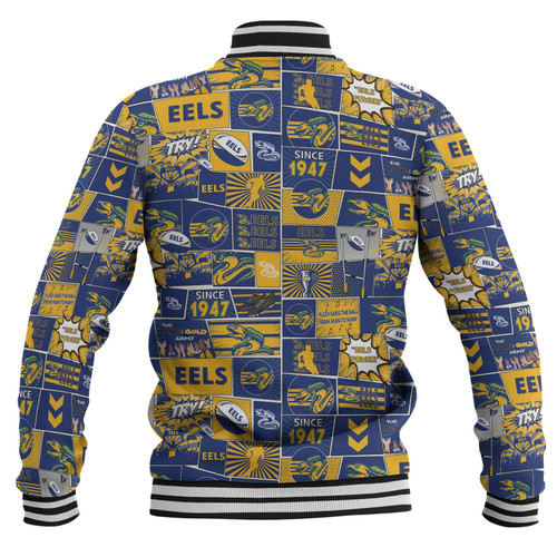 Parramatta Eels Sport Baseball Jacket - Team Of Us Die Hard Fan Supporters Comic Style Parramatta Eels Sport Baseball Jacket - Team Of Us Die Hard Fan Supporters Comic Style