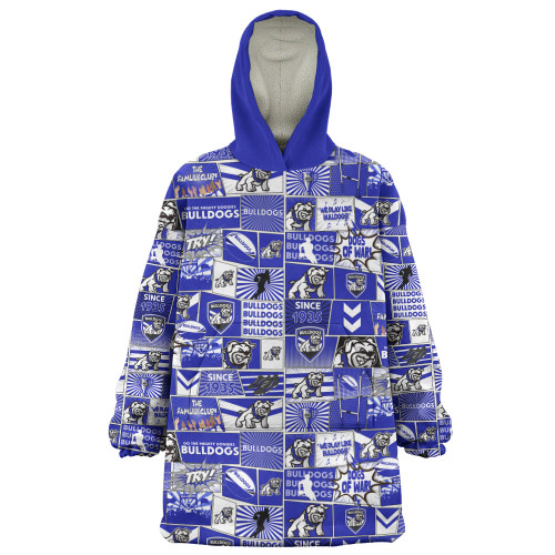 Canterbury-Bankstown Bulldogs Snug Hoodie - Team Of Us Die Hard Fan Supporters Comic Style