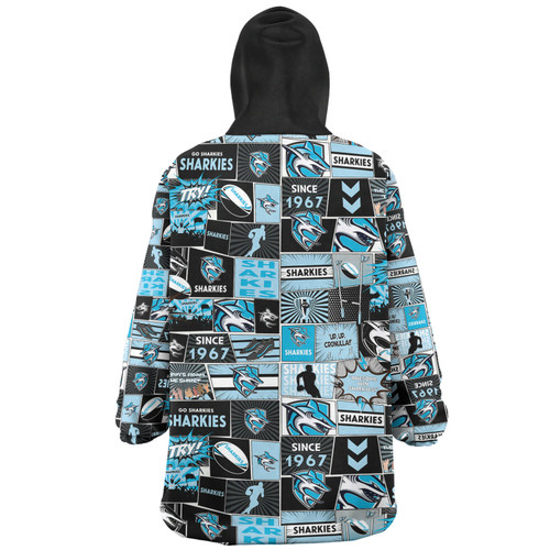 Cronulla-Sutherland Sharks Snug Hoodie - Team Of Us Die Hard Fan Supporters Comic Style Cronulla-Sutherland Sharks Snug Hoodie - Team Of Us Die Hard Fan Supporters Comic Style