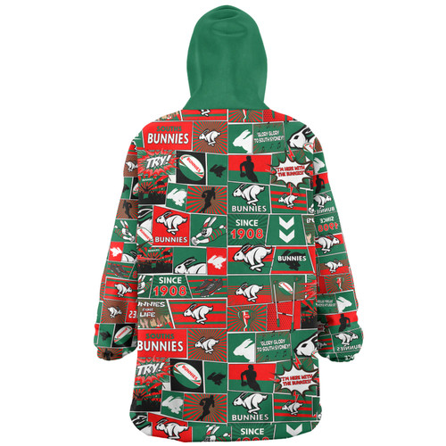 South Sydney Rabbitohs Snug Hoodie - Team Of Us Die Hard Fan Supporters Comic Style South Sydney Rabbitohs Snug Hoodie - Team Of Us Die Hard Fan Supporters Comic Style