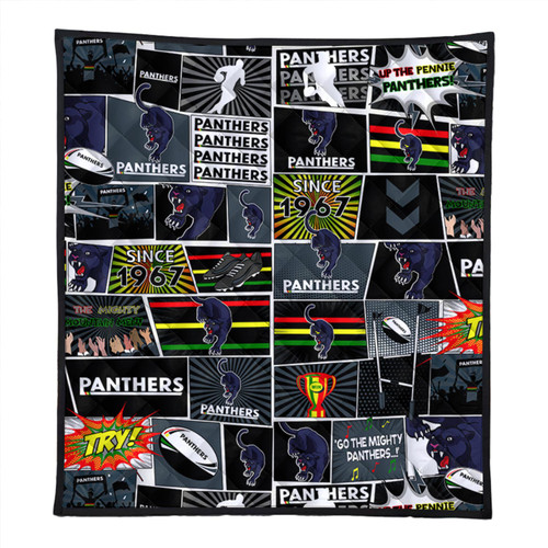 Penrith Panthers Premium Quilt - Team Of Us Die Hard Fan Supporters Comic Style