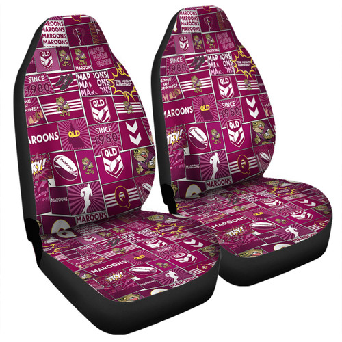 Cane Toads Car Seat Covers - Team Of Us Die Hard Fan Supporters Comic Style Cane Toads Car Seat Covers - Team Of Us Die Hard Fan Supporters Comic Style