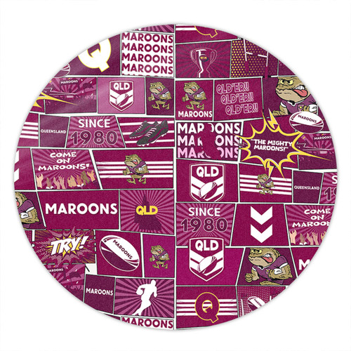 Cane Toads Round Rug - Team Of Us Die Hard Fan Supporters Comic Style Cane Toads Round Rug - Team Of Us Die Hard Fan Supporters Comic Style