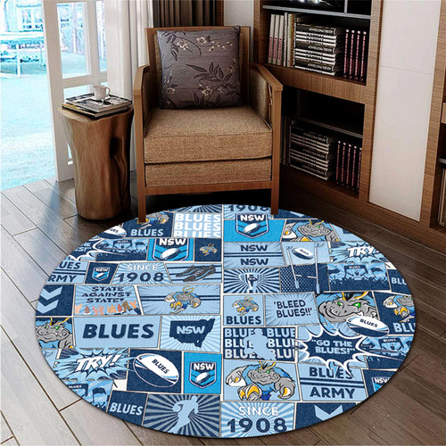 Cockroach Round Rug - Team Of Us Die Hard Fan Supporters Comic Style Cockroach Round Rug - Team Of Us Die Hard Fan Supporters Comic Style