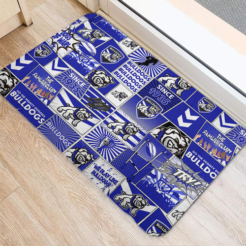 Canterbury-Bankstown Bulldogs Door Mat - Team Of Us Die Hard Fan Supporters Comic Style