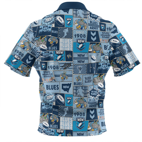 New South Wales Sport Hawaiian Shirt - Team Of Us Die Hard Fan Supporters Comic Style New South Wales Sport Hawaiian Shirt - Team Of Us Die Hard Fan Supporters Comic Style