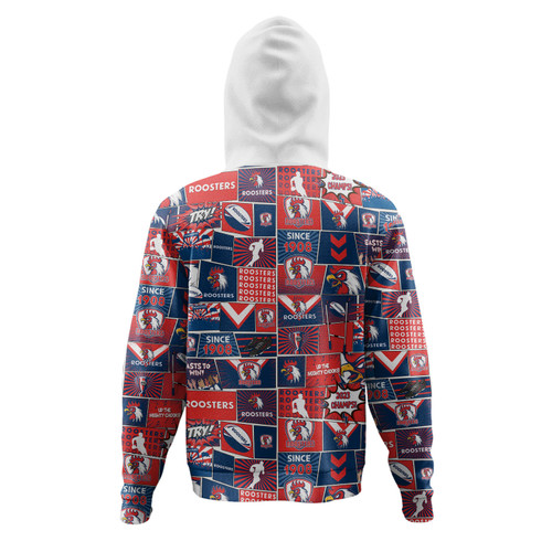 Sydney Roosters Hoodie - Team Of Us Die Hard Fan Supporters Comic Style Sydney Roosters Hoodie - Team Of Us Die Hard Fan Supporters Comic Style
