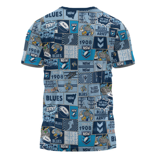 New South Wales Sport T-Shirt - Team Of Us Die Hard Fan Supporters Comic Style New South Wales Sport T-Shirt - Team Of Us Die Hard Fan Supporters Comic Style