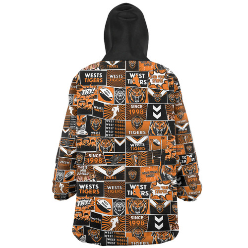 Wests Tigers Snug Hoodie - Team Of Us Die Hard Fan Supporters Comic Style Wests Tigers Snug Hoodie - Team Of Us Die Hard Fan Supporters Comic Style