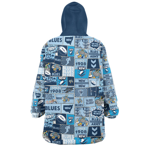 New South Wales Sport Snug Hoodie - Team Of Us Die Hard Fan Supporters Comic Style New South Wales Sport Snug Hoodie - Team Of Us Die Hard Fan Supporters Comic Style