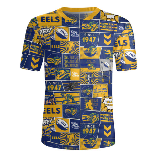 Parramatta Eels Jersey - Team Of Us Die Hard Fan Supporters Comic Style