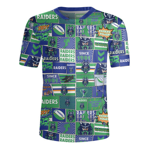 Canberra Raiders Rugby Jersey - Team Of Us Die Hard Fan Supporters Comic Style