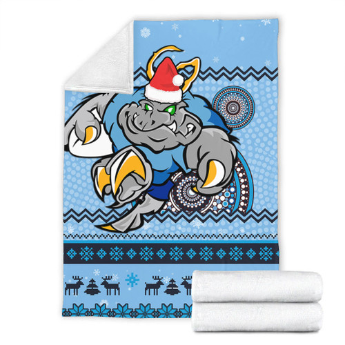 New South Wales Premium Blanket - Australia Ugly Xmas With Aboriginal Patterns For Die Hard Fans New South Wales Premium Blanket - Australia Ugly Xmas With Aboriginal Patterns For Die Hard Fans