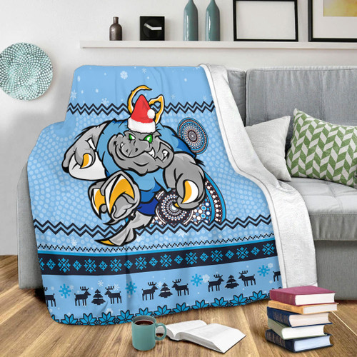 New South Wales Premium Blanket - Australia Ugly Xmas With Aboriginal Patterns For Die Hard Fans New South Wales Premium Blanket - Australia Ugly Xmas With Aboriginal Patterns For Die Hard Fans