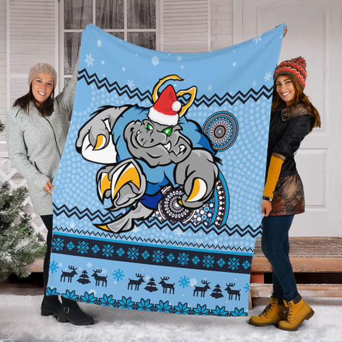 New South Wales Premium Blanket - Australia Ugly Xmas With Aboriginal Patterns For Die Hard Fans New South Wales Premium Blanket - Australia Ugly Xmas With Aboriginal Patterns For Die Hard Fans