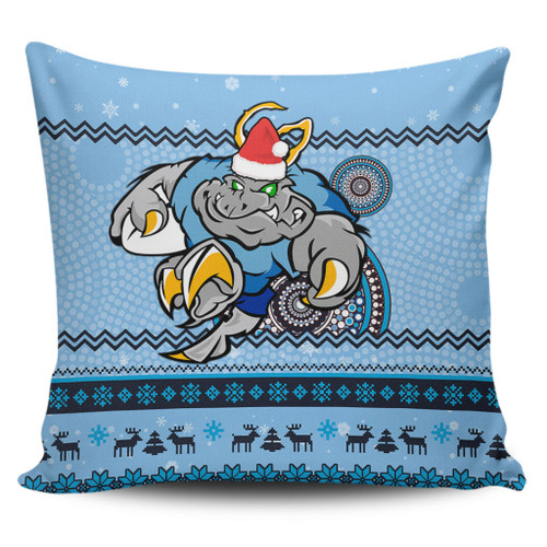 New South Wales Pillow Cover - Australia Ugly Xmas With Aboriginal Patterns For Die Hard Fans New South Wales Pillow Cover - Australia Ugly Xmas With Aboriginal Patterns For Die Hard Fans