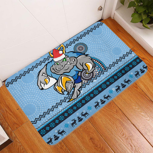 New South Wales Door Mat - Australia Ugly Xmas With Aboriginal Patterns For Die Hard Fans New South Wales Door Mat - Australia Ugly Xmas With Aboriginal Patterns For Die Hard Fans
