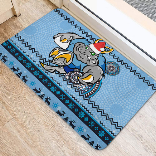 New South Wales Door Mat - Australia Ugly Xmas With Aboriginal Patterns For Die Hard Fans New South Wales Door Mat - Australia Ugly Xmas With Aboriginal Patterns For Die Hard Fans